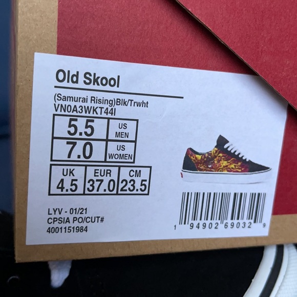 Vans Old Skool Samurai Rising Black/True White WMNS - Picture 16 of 16